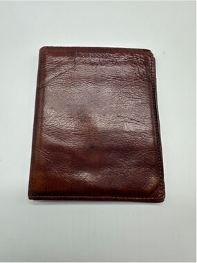 Vintage Cambridge Top Grain Cowhide Leather Bifold Wallet Made In Canada Brown